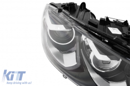 Full LED Headlights suitable for VW Scirocco Hatchback 137 (2008-04.2014) Dynamic Sequential Turning Light-image-6211455