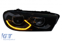 Full LED Headlights suitable for VW Scirocco Hatchback 137 (2008-04.2014) Dynamic Sequential Turning Light-image-6211468
