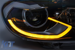 Full LED Headlights suitable for VW Scirocco Hatchback 137 (2008-04.2014) Dynamic Sequential Turning Light-image-6211470