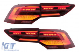 Full LED IQ Light Taillights suitable for VW Golf VIII Hatchback Mk8 MQB (2020-Up) Dynamic Sequential Turning Lights - TLVWG8LED
