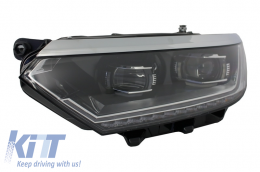 Full LED Фарове с LED Задни светлини , подходящи за VW Passat B8 3G (2014-2019) Matrix R линия с последователни Динамичен Въртящи се светлини-image-6043352