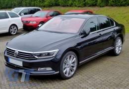 Full LED Фарове с LED Задни светлини , подходящи за VW Passat B8 3G (2014-2019) Matrix R линия с последователни Динамичен Въртящи се светлини-image-6043375