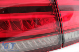 Full LED LightBar Taillights suitable for Mercedes M-Class W166 (2012-2015) Red White LHD-image-6075036