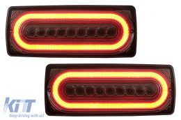 Full LED Luces traseras para Mercedes G W463 1989-2017 Dinámica Torneado Señal Fumar-image-6086005
