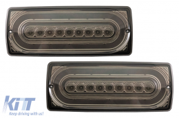 Full LED Luces traseras para Mercedes G W463 1989-2017 Dinámica Torneado Señal Fumar-image-6086011