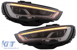 Full LED Phares pour Audi A3 8V Pre Facelift 13-16 Upgrade Halogène Dynamique LHD-image-6074903