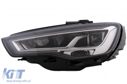 Full LED Phares pour Audi A3 8V Pre Facelift 13-16 Upgrade Halogène Dynamique LHD-image-6074910