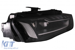 Full LED Phares pour Audi A4 B8.5 Facelift 12-15 Dynamique Noir A4 B9.5 Look-image-6088127