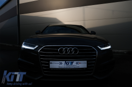 Full LED Phares pour Audi A6 4G C7 11-18 Facelift Matrix Look Lumières dynamiques-image-6075257