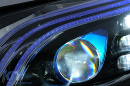 Full LED Phares pour Mercedes Classe C W205 S205 2014-2020 LHD W222 Look-image-6091828