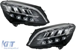 image-78-Full LED Prednja svijetla prikladna za Mercedes C-Klasa W205 S205 (2019.) LHD