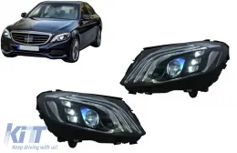 image-29-Full LED Prednja svijetla prikladna za Mercedes C-klasu W205 S205 (2014-2020) LHD W222 Dizjan