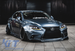 FULL LED Proboleís Hméras (DRL) Fanária Emprós Dunamikó Síma strofís katállhlo gia LEXUS IS XE20 (2006-2013) Mavro Edition-image-6047685