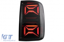 Full LED Rückleuchten für VW Amarok 10-20 Dynamisch Sequentiell Drehen Licht Rauch-image-6089540