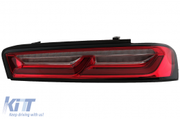 Full LED Rückleuchten Lichtleiste für Chevrolet Camaro MK6 (05.2015-2018) Rote dynamische Lichter-image-6078626