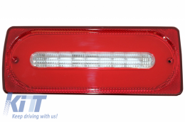 Full LED Rückleuchten Lichtleiste für Mercedes G W463 89-15 ROT Dynamisch Drehen-image-6032326
