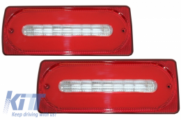 Full LED Rücklichter Light Bar Scheinwerfer für Mercedes G W463 89-15 Dynamic-image-6047412