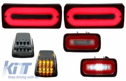 image-76-Full LED Rücklichter Nebelscheinwerfer für Mercedes G W463 89-15 Blinker Dynamic