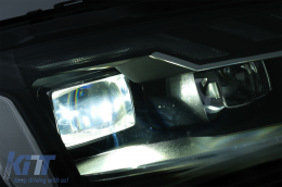 Full LED Scheinwerfer für Audi A4 B8.5 Facelift 12-15 Dynamisch Schwarz A4 B9.5 Look-image-6088121
