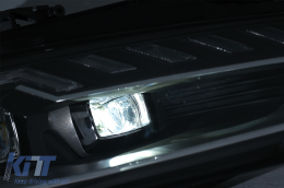 Full LED Scheinwerfer für Audi A4 B8.5 Facelift 12-15 Dynamisch Schwarz A4 B9.5 Look-image-6088124