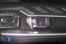 Full LED Scheinwerfer für Audi A4 B8.5 Facelift 12-15 Dynamisch Schwarz A4 B9.5 Look-image-6088128