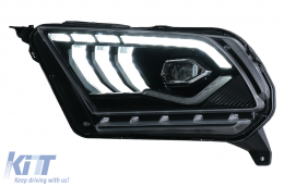 Full LED Scheinwerfer für Ford Mustang V 10-14 Dynamisch Sequentiell Drehen Hell-image-6089468