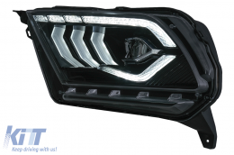 Full LED Scheinwerfer für Ford Mustang V 10-14 Dynamisch Sequentiell Drehen Hell-image-6089470