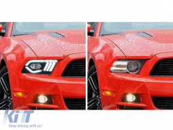 Full LED Scheinwerfer für Ford Mustang V 10-14 Dynamisch Sequentiell Drehen Hell-image-6089675