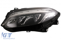 Full LED Scheinwerfer für Mercedes M-Klasse W166 2012-2015 nur mit Umbau auf GLE-image-6085661