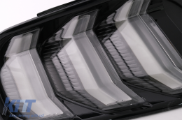 Full LED Taillights suitable for Ford Mustang VI S550 (2015-2019) Smoke Clear with Dynamic Sequential Turning Lights-image-6088451