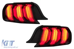 image-33-Full LED Taillights suitable for Ford Mustang VI S550 (2015-2019) Red with Dynamic Sequential Turning Lights