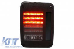 Full LED Taillights suitable for JEEP Wrangler Rubicon JK (2007-2017)-image-6022511