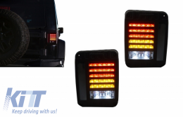 Full LED Taillights suitable for JEEP Wrangler Rubicon JK (2007-2017)-image-6058919