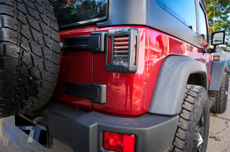 Full LED Taillights suitable for JEEP Wrangler Rubicon JK (2007-2017)-image-6073461