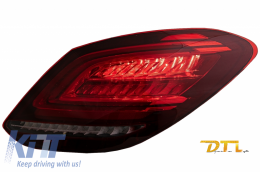 Full LED Taillights suitable for Mercedes C-Class W205 Limousine (2014-2018) Facelift Design-image-6053432