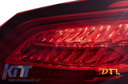 Full LED Taillights suitable for Mercedes C-Class W205 Limousine (2014-2018) Facelift Design-image-6053435