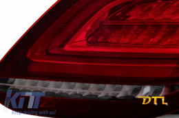 Full LED Taillights suitable for Mercedes C-Class W205 Limousine (2014-2018) Facelift Design-image-6053437