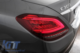 Full LED Taillights suitable for Mercedes C-Class W205 Limousine (2014-2018) Facelift Design-image-6053440
