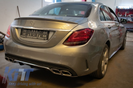 Full LED Taillights suitable for Mercedes C-Class W205 Limousine (2014-2018) Facelift Design-image-6053614