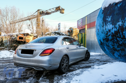 Full LED Taillights suitable for Mercedes C-Class W205 Limousine (2014-2018) Facelift Design-image-6077412