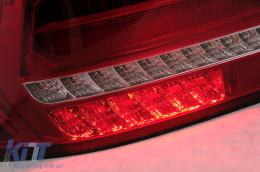 Full LED Taillights suitable for Mercedes C-Class W203 Sedan (2000-2004) Red Clear with Dynamic Turn Signal-image-6102803