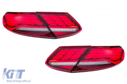 Full LED Taillights suitable for Mercedes C-Class A205 Cabrio C205 Coupe (2016-2023) Dynamic Sequential Turning Light-image-6164831