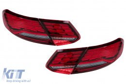 Full LED Taillights suitable for Mercedes C-Class A205 Cabrio C205 Coupe (2016-2023) Dynamic Sequential Turning Light-image-6164838
