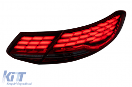 Full LED Taillights suitable for Mercedes C-Class A205 Cabrio C205 Coupe (2016-2023) Dynamic Sequential Turning Light-image-6164839