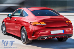 Full LED Taillights suitable for Mercedes C-Class A205 Cabrio C205 Coupe (2016-2023) Dynamic Sequential Turning Light-image-6190293