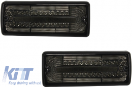 Full LED Taillights suitable for Mercedes G-class W463 (1989-2015) Smoked - TLMBW463B
