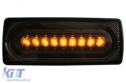 Full LED Taillights suitable for Mercedes G-Class W463 (1989-2017) with Dynamic Sequential Turning Signal Smoke-image-6086008