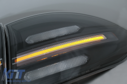 FULL LED taillights suitable for Porsche Cayenne 958 E2 92A Prefacelift (2010-2014) Black Smoke with Dynamic Indicators-image-6067447