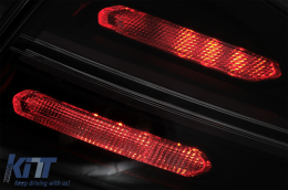 FULL LED taillights suitable for Porsche Cayenne 958 E2 92A Prefacelift (2010-2014) Black Smoke with Dynamic Indicators-image-6067452