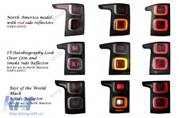 Full LED Taillights suitable for Range Rover Vogue L405 (2013-2017) Facelift Design Smoke-image-6084728